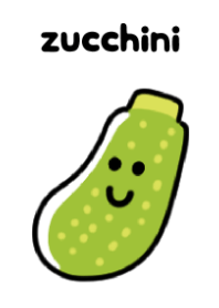 Cute zucchini Theme