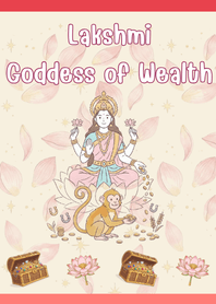 拉克希米财富女神 猴年红色主题