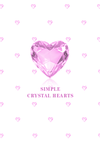 Heart Polka Dots - Crystal -  FWH-28
