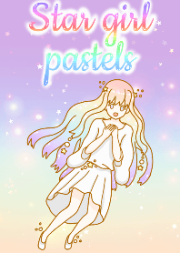 Star girl pastels