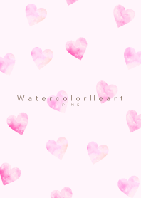WatercolorHeart PINK 27