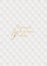 Diamond Quilt texture white.