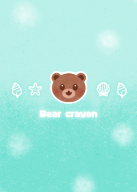 Bear crayon! -light green-