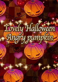 Lovely Halloween Angry pumpkin