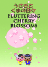 Rabbit and bear daily<cherry blossoms>