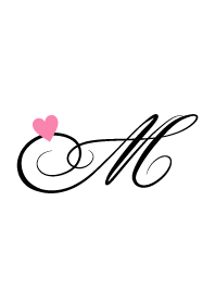 Black Initial -M-