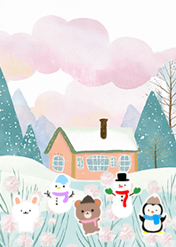 可愛い北欧風着せかえ(Winter-1016)