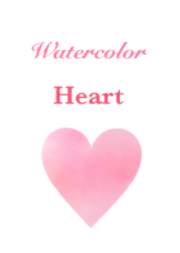watercolor heart theme