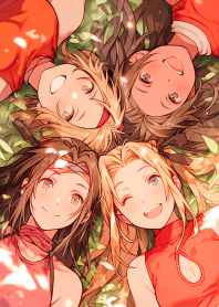 可愛的女忍者合照 3