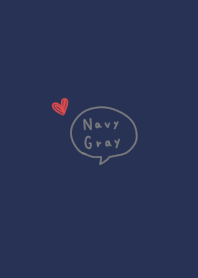 Navy and gray & simple