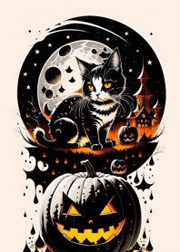 halloween cat 740491