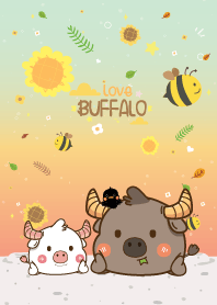 ควายน้อย ทานตะวันน่ารัก น่าร๊าก