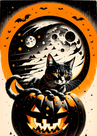 halloween cat c5B34F