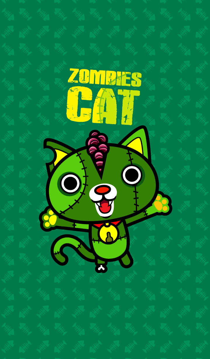 Zombie Cat (Green Version)