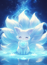寒霜冰晶小九尾狐❤️