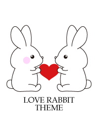 LOVE RABBIT THEME.