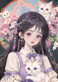 夢幻超可愛的蘿莉❤-3貓貓小蘿莉