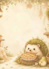 Moss Hedgehog Pear Pie Meadow