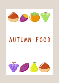 AUTUMN FOOD Theme/BEIGE
