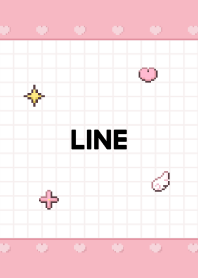 Pixelated Girly Pink