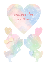 watercolor Love Theme 30