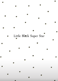 Little Black Super Star white