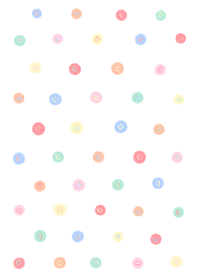 HAPPINESS POLKADOT PASTEL.
