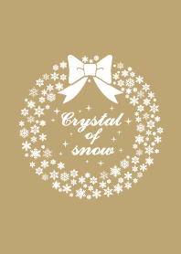 Crystal of snow(Gold)