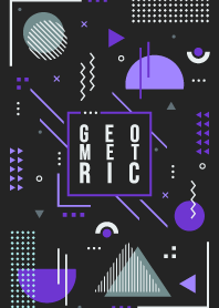 Geometric Black 48