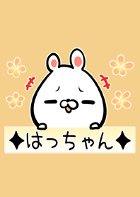 [はっちゃん]用可愛いウサギの名前着せかえ