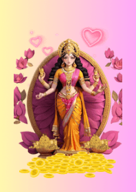 Goddess Lakshmi: Enhances love finances
