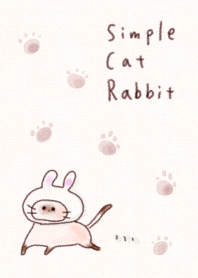 Simple cat rabbit.