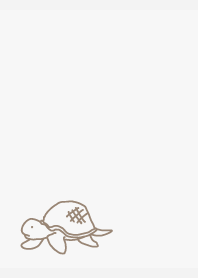 のんびりカメちゃん01 白