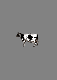 ミニマリストの牛-アイアングレー