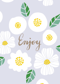 Three white flowers5 from Japan