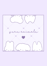 Relaxed Animals 1  - Purple 01