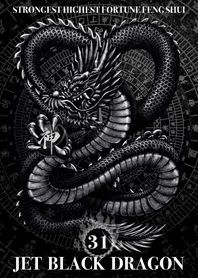 Jet black dragon Golden Lucky 31