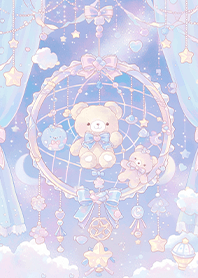 ⭐童話夢幻小熊捕夢網❤️