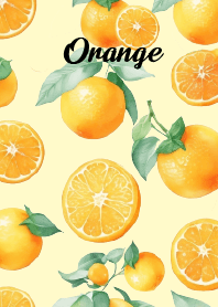 I Love Orange Fruit Theme