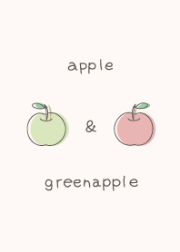 りんごさんと青りんごちゃん