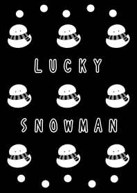 LUCKY SNOWMAN-BLACK