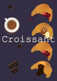 Croissant + blueberry