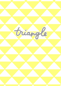 三角-黄色-