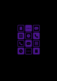 Icon - black and purple -
