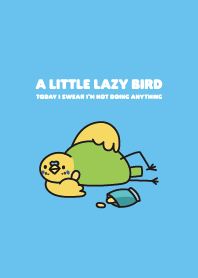 Lazy bird -Yellow Budgerigar