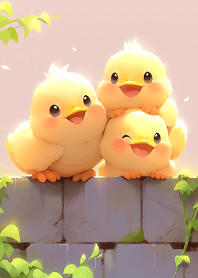 Super cute yellow chick