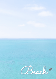 Beach Musical note,Blue