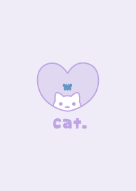 Cat Butterfly - Purple