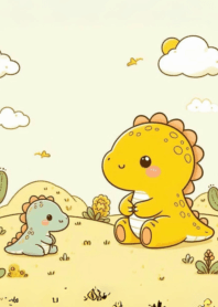 Cute little dino kawaii n.40