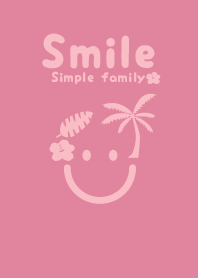 Smile & tropical Pale cherry pink